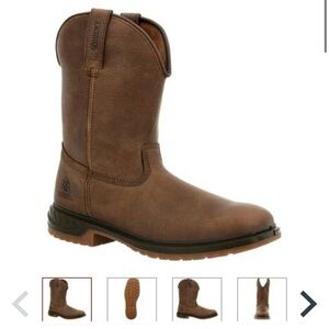 Rocky Worksmart unlined western boot